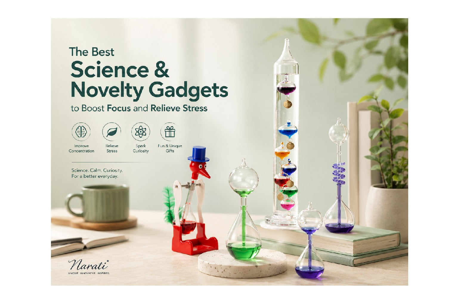 The Best Science & Novelty Gadgets to Boost Focus and Relieve Stress