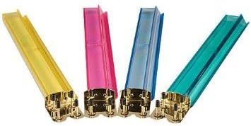 Multi-Color Acrylic American Mahjong Racks with Money Holders – Set of 4, 18-Inch