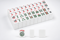 Narati American Western-Style Mahjong Tiles – 166-Piece Set, Scratch-Resistant Melamine, Tiles Only Type A