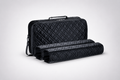 Luxury Quilted PU Leather American Mahjong Carry Bag – Black, Bag