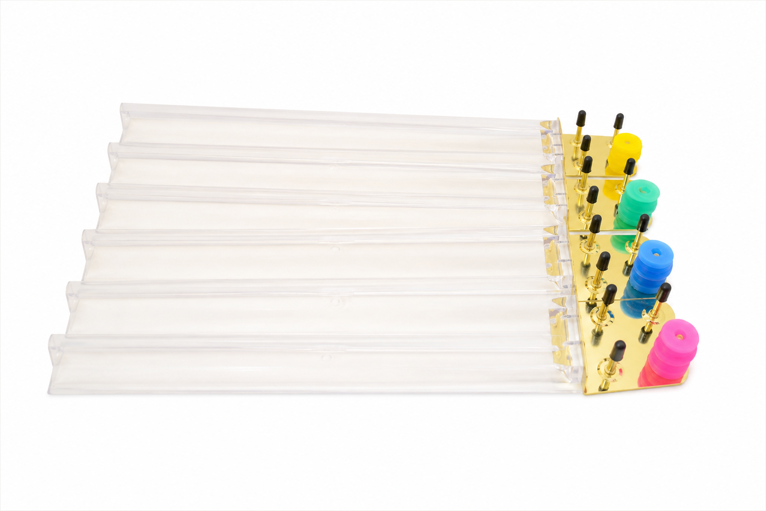 Clear Acrylic American Mahjong Racks with Money Holders – Set of 4, 18-Inch