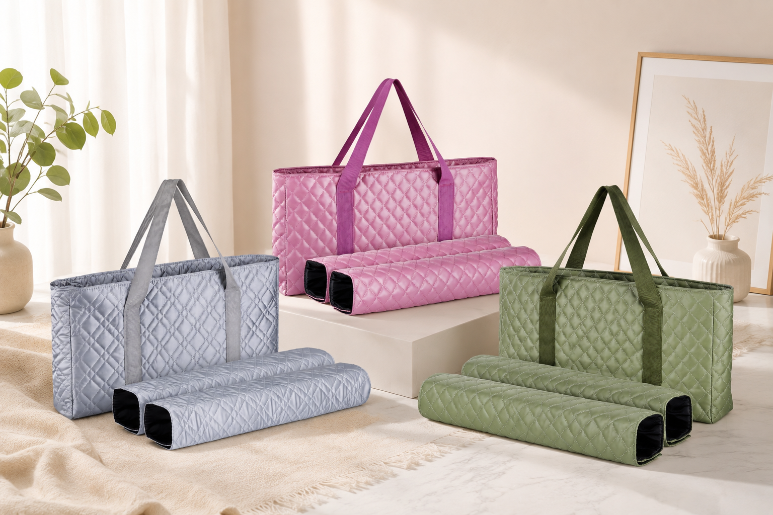 Premium Quilted American Mahjong Carry Bag – Bag Only