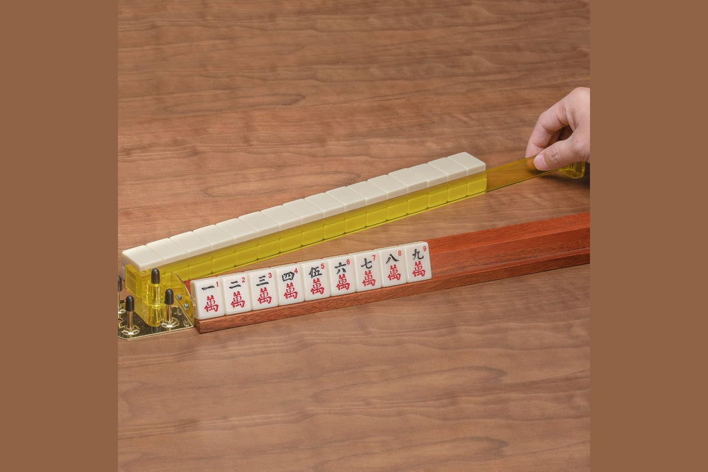 Narati Multi-Color Acrylic Mahjong Tile Pushers – Set of 4, 18-Inch Replacement Pushers